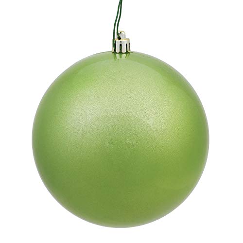Vickerman 6" Celadon Candy Ball Ornament, 4 per Bag