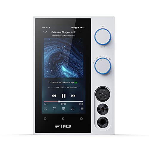 FiiO R7 Snapdragon 660 Desktop Android 10 HiFi Streaming Music Player AMP/DAC ES9068AS chip/THXAAA 788 Headphone Amplifier Bluetooth 5.0 DSD512 Spotify/Tidal/Amazon Music Support (Black)