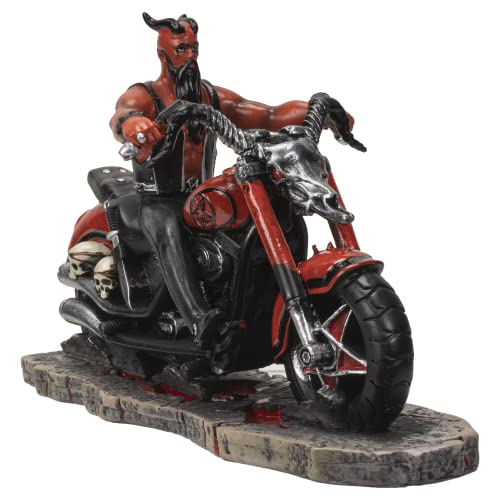 Pacific Trading Summit Collection The Devils Road Biker Heavy Motorcycle Figurine