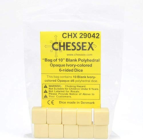 Chessex d6BagOP Blank IV (10)