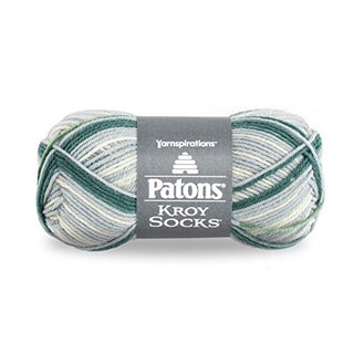 Spinrite Yarns (CA) Patons Kroy Socks Yarn - (1) Super Fine Gauge - 1.75 oz - Landscape Landscape - For Crochet, Knitting & Crafting