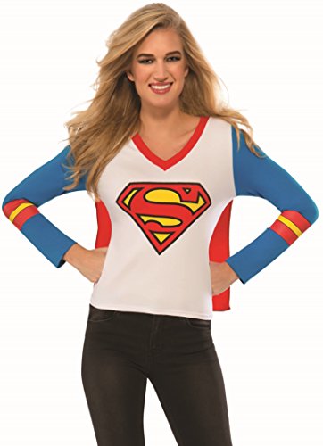 Rubie's Women's DC Superheroes Supergirl Sporty Tee, Multi, Small