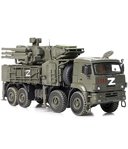 Pantsir S1 96K6 Self-Propelled Air Defense Weapon System Russian Armed Forces Russo-Ukrainian War (2022) 1/72 Diecast Model by Panzerkampf 12214 PA