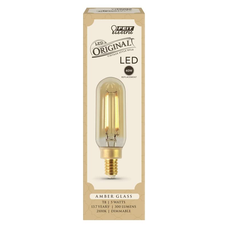 Feit Electric LED DIM T8 E12 40W AM