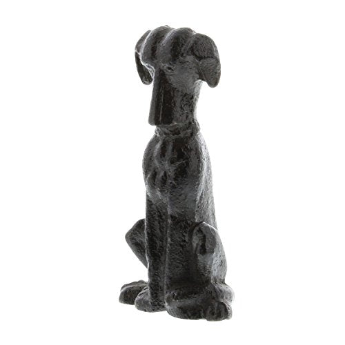 HomArt Ember the Sitting Dog - Cast Iron - Brown