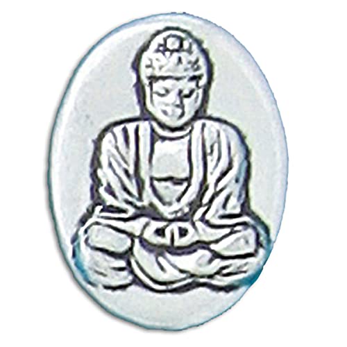 Basic Spirit Buddha / Shanti Pocket Token (Coin) Handcrafted Pewter Home Lead-Free CN-7