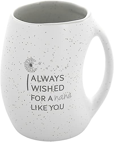 Pavilion - I Always Wished For A Nana Like You 16 ounce Large Coffee Cup - Hand Warmer Coffee Mug, Huggable Hand Warming Mug, Gift For Nana, Nana Mug, 1 Count (Pack of 1) 3.75” x 3.75”, Gray