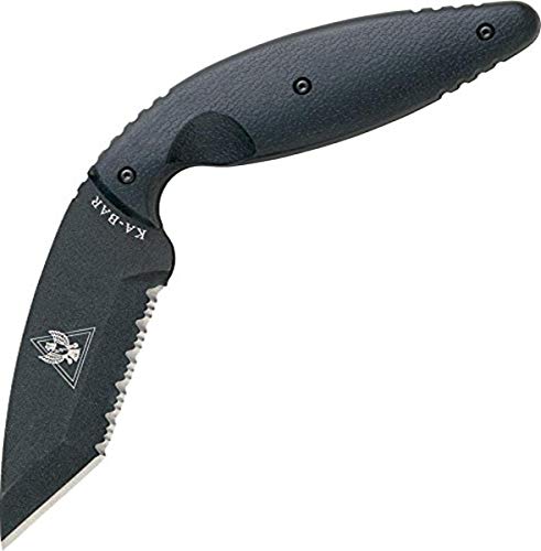 Ka-Bar TDI Law Enforcement Tanto Knife (Large, Black)