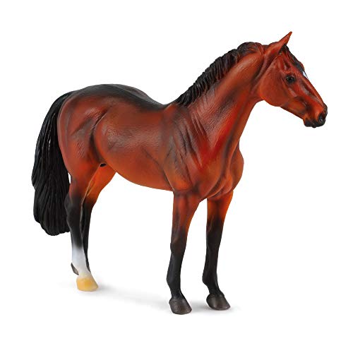 Breyer Horses Collecta Hanoverian Stallion Bay Multi-colored, 5.7"L x 4.7"H