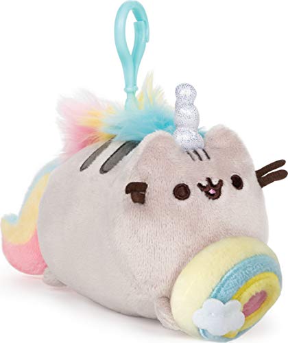 GUND 6059040 Pusheenicorn Donut Log Backpack Clip