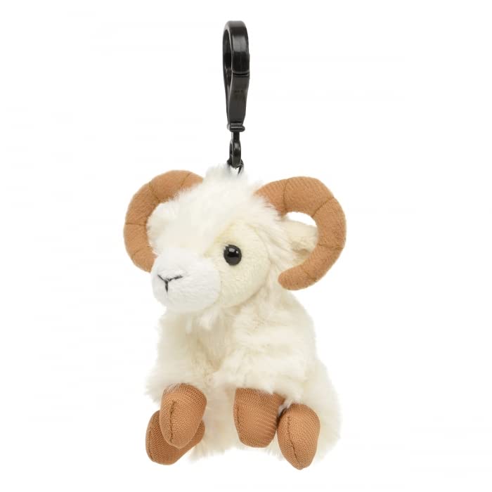 Unipak 1177RM-K Wildlife Ram Plush Key Holder, 3.5-inch Height