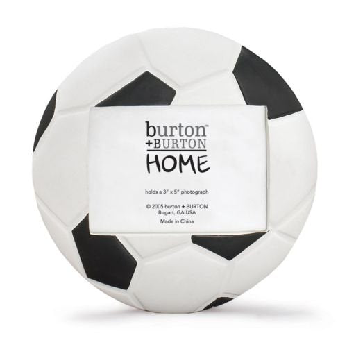 burton + BURTON Soccer Ball (Football) Shaped Picture Frame - Perfect for Sports Team Photo!