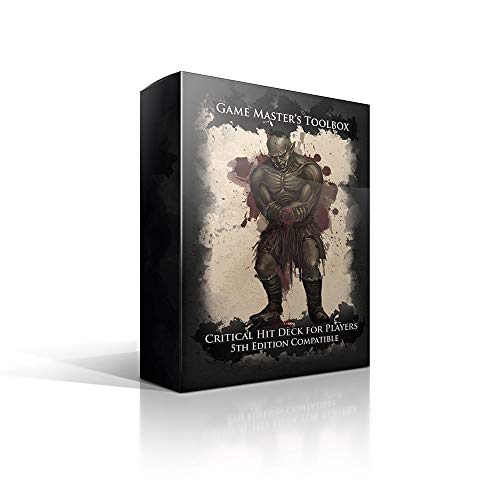 Flying Frog Nord Games Dungeons and Dragons 5th Edition Deck of Cards – Critical Hit Deck for Players 50 Cards - Games for Adults and Kids – DND Books – Gaming Accessories - Compatible with D&D 5e
