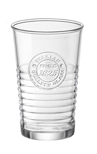 Bormioli Rocco Officina1825 Water Glasses (Set of 6) 11 oz Clear