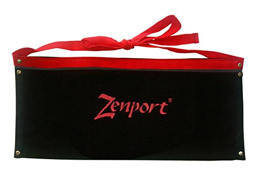Zenport AG4031 Heavy Duty Canvas Single Pocket Apron Pouch, Black, 17 by 7 3/4-Inch