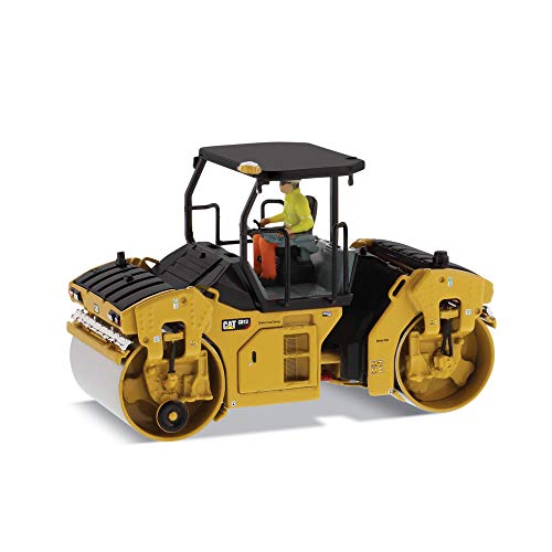CAT Caterpillar CB-13 Tandem Vibratory Roller with ROPS and Operator High Line Series 1/50 Diecast Model by Diecast Masters 85594