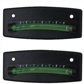 EZ Travel Distribution EZ Travel Collection 2-Pack Bubble Graduated Scale Levels Trailer Leveler Large (Black)