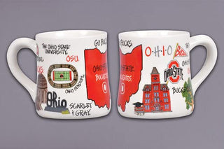 Magnolia Lane Coffee Mug, 16 Oz, 4.13-inch Height, Drinking Beverage (Ohio State University Go Bucks)