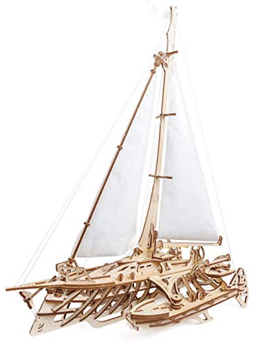Ukidz Ugear Trimaran Merihobus Sailboat, No Glue Required