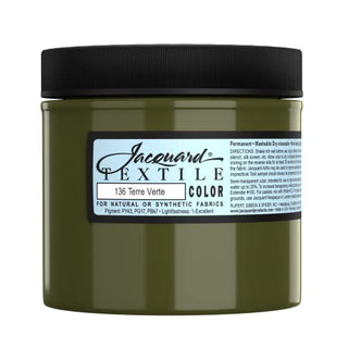 Jacquard Textile Color Fabric Paint 8Oz-Terre Verte