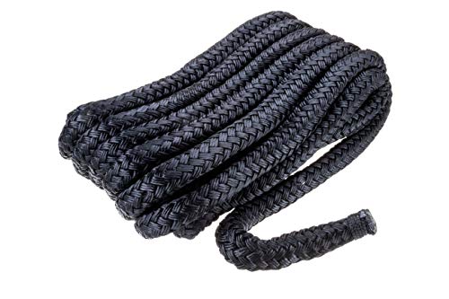 Land N Sea Distributing Double-Braid Nylon Dock Line 5/8" x 20' 40461 Black