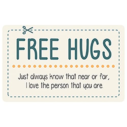 Carson Home 24380 Free Hugs Wallet Reminder, 3.8-inch Width, Metal