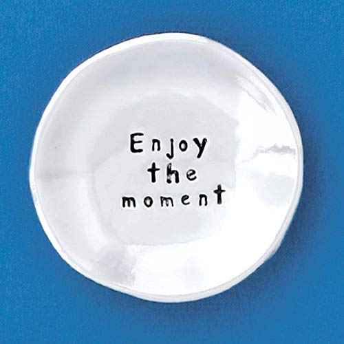 Basic Spirit BW-38 Enjoy the Moment, Boxed Charm Bowl, 2-inch Diameter