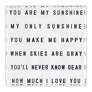Creative Brands Santa Barbara Design Studio F2F-2x2 LuciteBlk-MySunshine