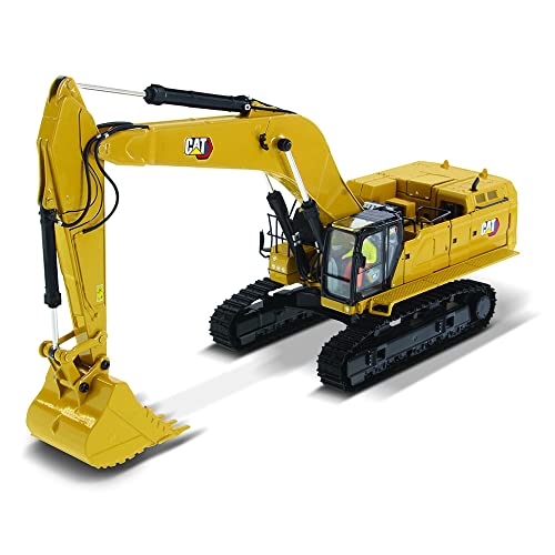1:50 Scale Cat 395 Super-Large Next-Generation Hydraulic-Excavator (GP Version), with 2 Additional Work Tools Hammer and Shear - High Line Series by Diecast Masters - 85709