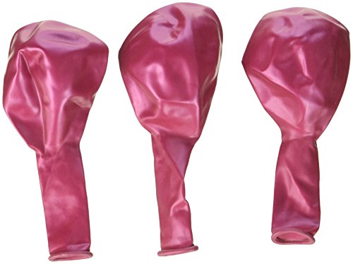 Amscan Enchanting Bright Pearl Latex Balloons Party Supplies for Any Occasion, 12", Pink