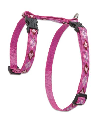 Lupine Pet Originals 1/2" Puppy Love 12-20" H-style Harness for Small Pets