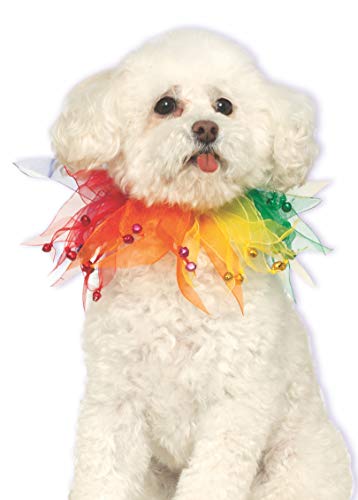 Rubie's Fancy Rainbow Pet Collar, Medium/Large