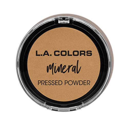 L.A. Girl COLORS Mineral Pressed Powder, Sand, 1 Ounce, 0081555793791