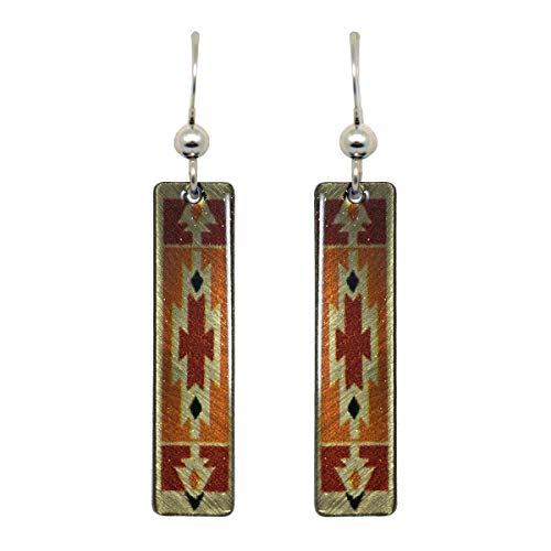 Southwest Design 1 Earrings, hang 2 inches; Made in U.S.A. by d&