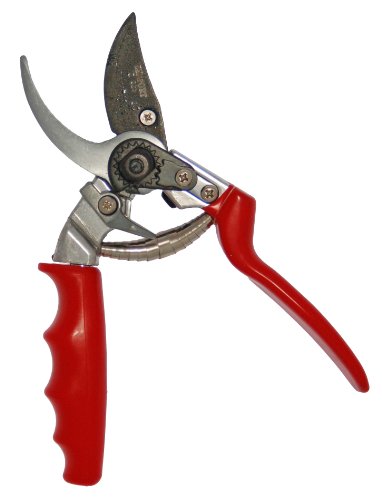 Zenport Z225 Bypass Pruner with Rotating Handle, 1-Inch Cut, 8.5-Inch , Red