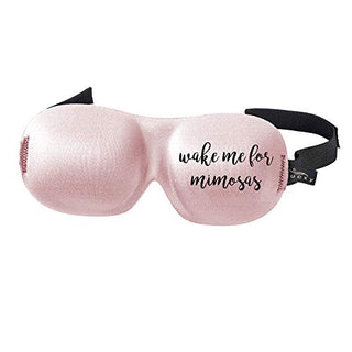 Bucky 551431 Ultralight Sleep Mask - Wake me for Mimosas, 100% Polyester/Polyurethane Foam