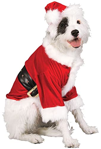 Rubie's Christmas Pet Costume, Santa Claus, Large