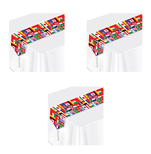 Beistle Flag Table Runner, One Size, Multicolored