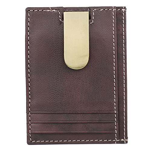 JYS Enterprise J. Buxton Hunt Front Pocket Wallet Brown