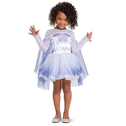 Disguise Snow Queen Elsa Costume for Girls Official Disney Frozen 2 Tutu Dress for Toddlers, Classic Size Large (4-6x)
