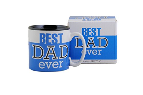 burton + BURTON Best Dad Ever 13Oz Coffee Mug Great for Fathers Day or Birthday (1, Blue)