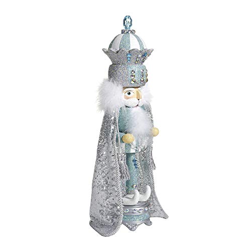 Kurt Adler 18.5-inch Hollywood Blue and Silver King Nutcracker