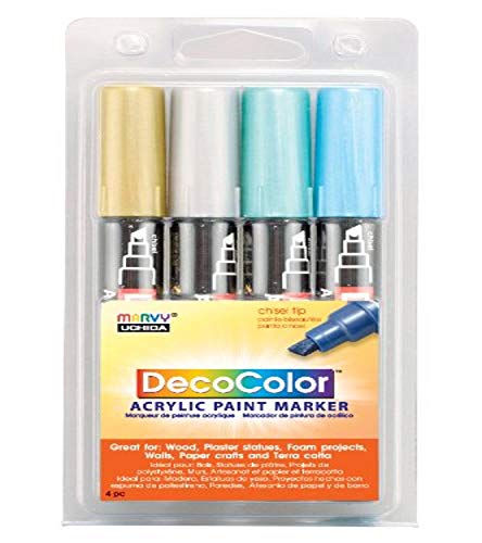 Uchida 315-4M 4-Piece Bright Decocolor Acrylic Set