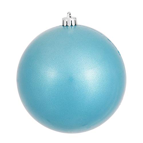 Vickerman 8" Turquoise Candy Ball Ornament