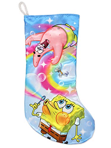 Kurt Adler Spongebob Squarepants Rainbow Stocking