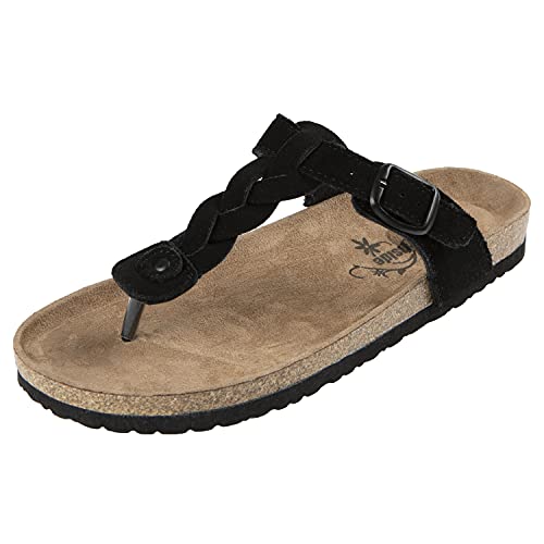 Northside USA Women's Sandal, Black, 8