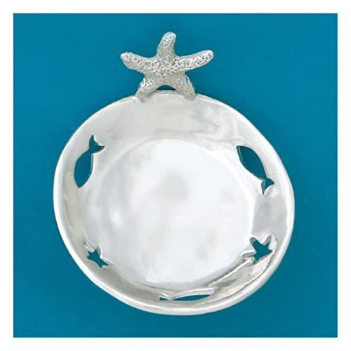 Basic Spirit Mini Starfish Whimsy Handcrafted Pewter Trinket Bowl Dish for Jewelry Soup Beach Ocean Coastal Lover
