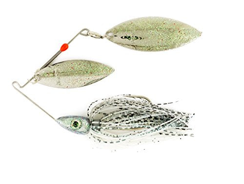 Nichols Lures Mojo Flutter Spoon - 1/2oz - Shattered Glass Silver