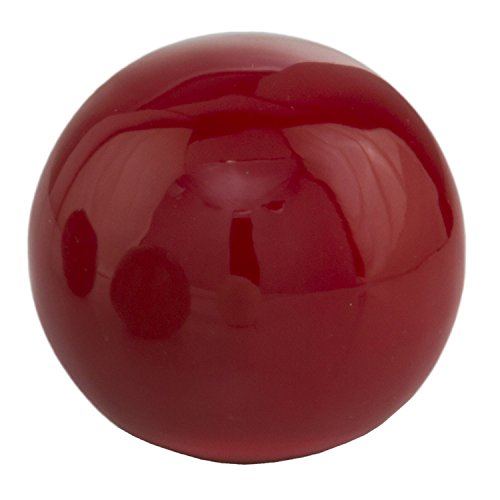 Motor City Classics Modern Day Accents Red 3" D Bola Sphere, Aluminum, Poppy, Modern, Filler, Tabletop, Bowl, Round, Balls, 3" x 3" x 3"