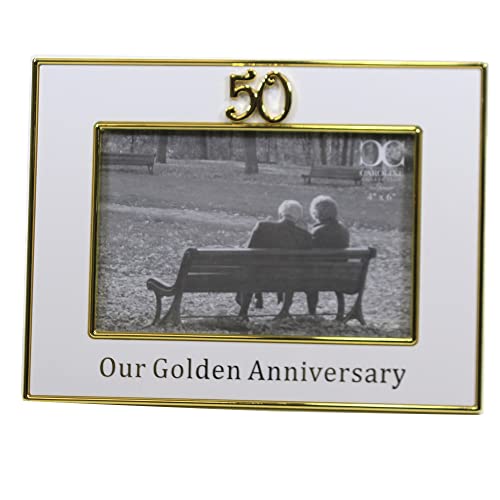Roman 19929 Frame in 50 Anniversary, 6-inch Height